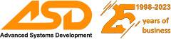 A.S.D. Advanced Systems Development Logo